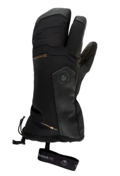 Therm-ic Heated ski gloves - Lobster 3+1 Black New