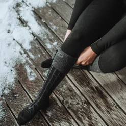 Therm-ic Heated ski socks - Ultra Warm Comfort S.E.T® Black Hot
