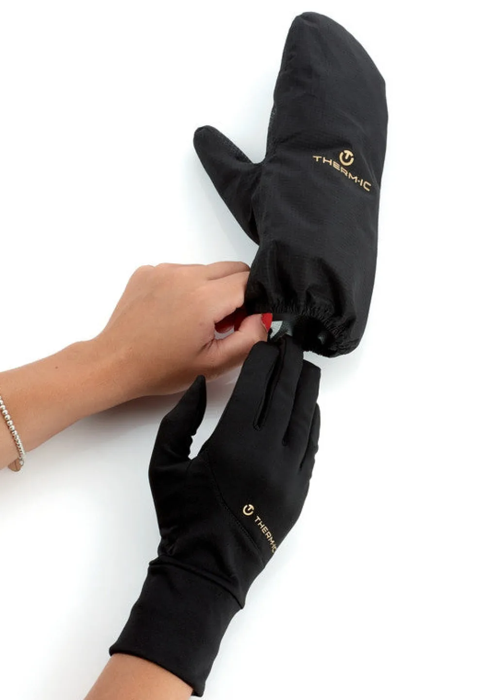 Therm-ic Waterproof overgloves - Weather Shield Cover black Store